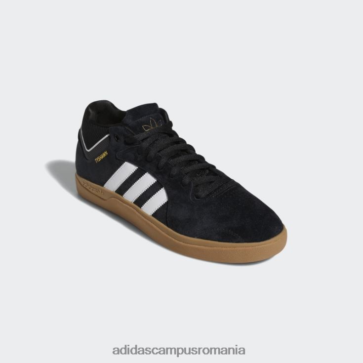 adidas campus romania pantofi tyshawn negri bărbați negru/alb/auriu metalic J266N25948