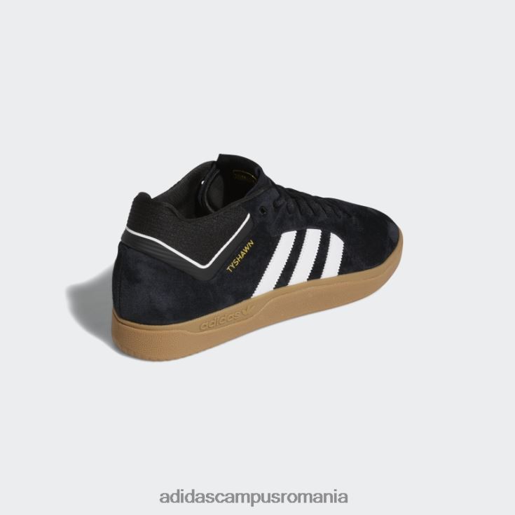 adidas campus romania pantofi tyshawn negri bărbați negru/alb/auriu metalic J266N25948