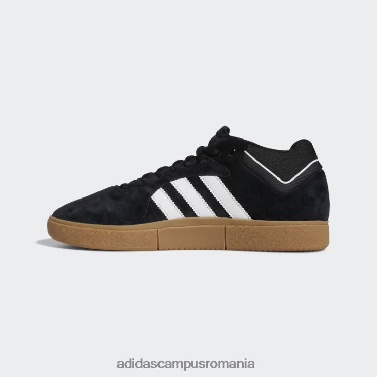adidas campus romania pantofi tyshawn negri bărbați negru/alb/auriu metalic J266N25948