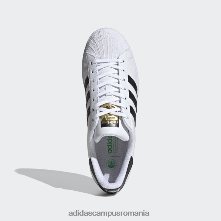 adidas campus romania pantofi vegani superstar negri bărbați alb/negru/verde J266N21344