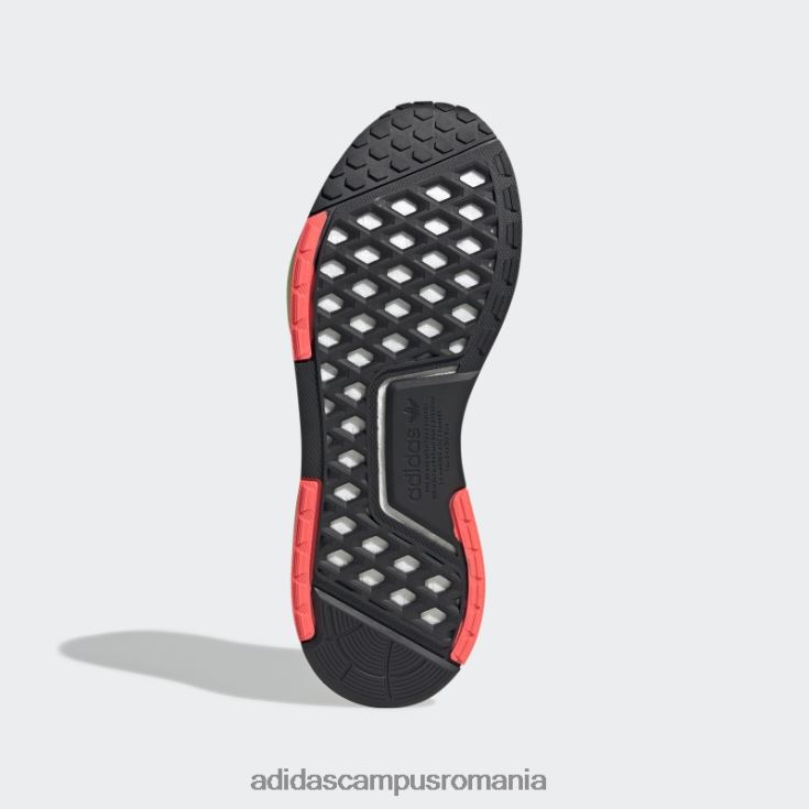 adidas campus romania pantofi verzi nmd-v3 bărbați alb/negru/verde J266N21346