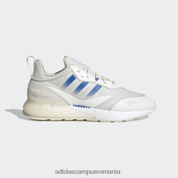 adidas campus romania pantofi zx 2k boost 2.0 alb bărbați pasăre albă/albastru J266N2727