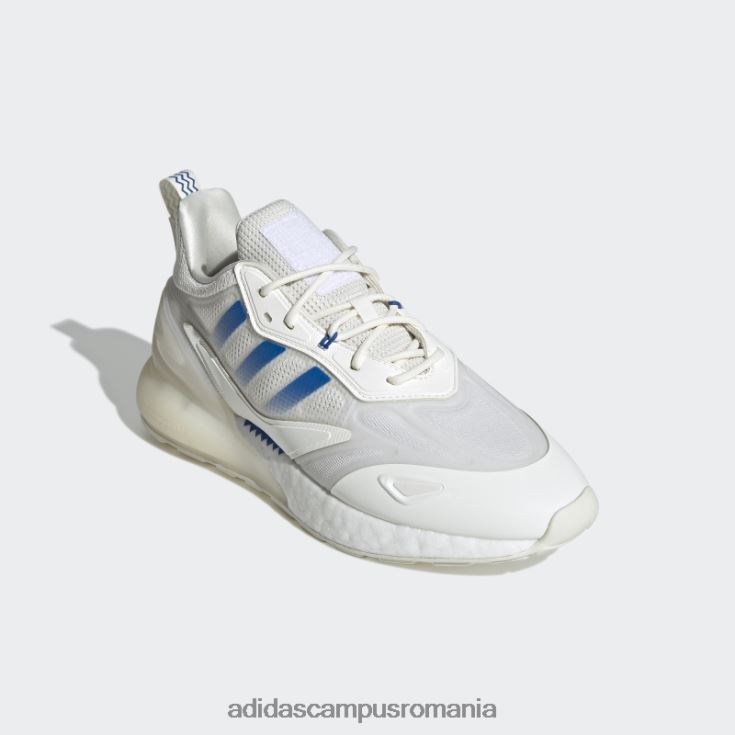 adidas campus romania pantofi zx 2k boost 2.0 alb bărbați pasăre albă/albastru J266N2727