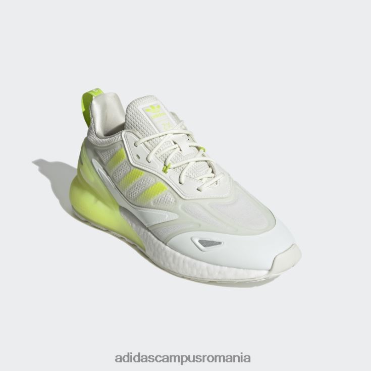 adidas campus romania pantofi zx 2k boost 2.0 nuanță albă bărbați nuanță albă/slime J266N2541