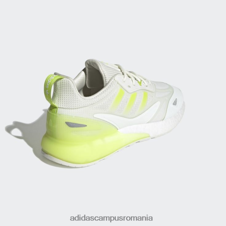 adidas campus romania pantofi zx 2k boost 2.0 nuanță albă bărbați nuanță albă/slime J266N2541