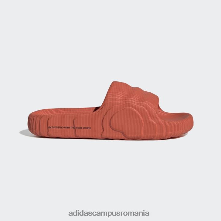 adidas campus romania red adilette 22 diapozitive bărbați roșu/negru J266N24019