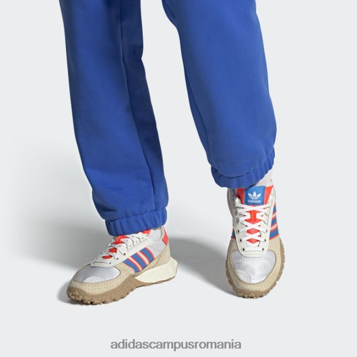 adidas campus romania retropia albă e5 w.r.p. pantofi adidas bărbați alb/albastru/rosu J266N24701