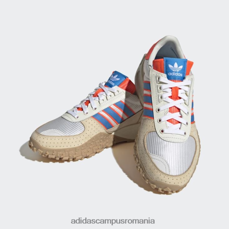 adidas campus romania retropia albă e5 w.r.p. pantofi adidas bărbați alb/albastru/rosu J266N24701
