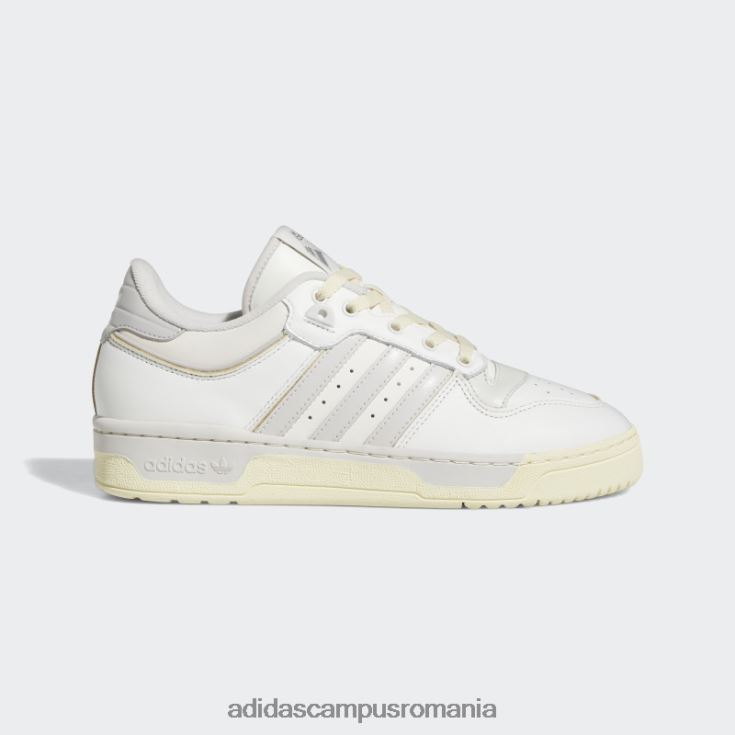 adidas campus romania rivalitate low 86 pantofi albi bărbați alb/gri J266N252