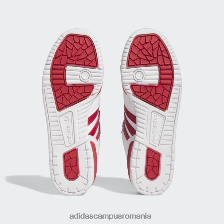 adidas campus romania rivalitate pantofi jos roșii bărbați alb roșu J266N24197