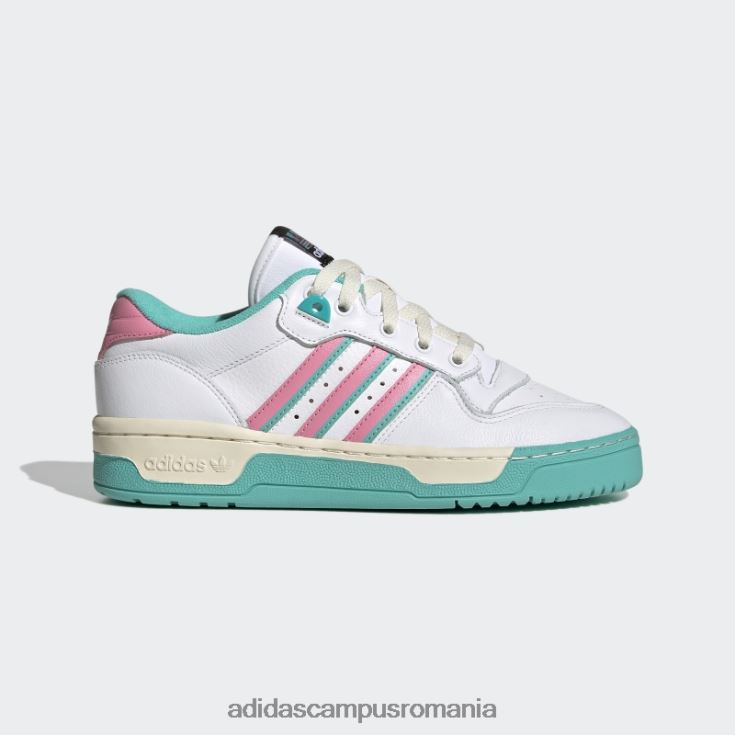 adidas campus romania rivalitate pantofi jos roz bărbați alb/roz/papură de mentă J266N2128