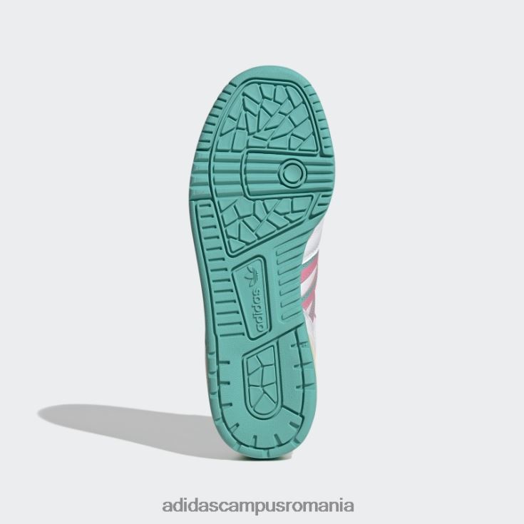 adidas campus romania rivalitate pantofi jos roz bărbați alb/roz/papură de mentă J266N2128