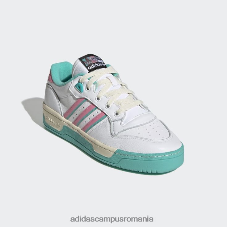 adidas campus romania rivalitate pantofi jos roz bărbați alb/roz/papură de mentă J266N2128