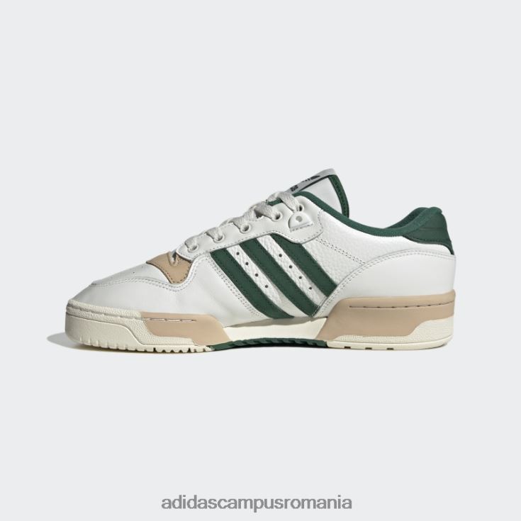 adidas campus romania rivalitate pantofi jos verde închis bărbați alb/verde închis/bej J266N24037