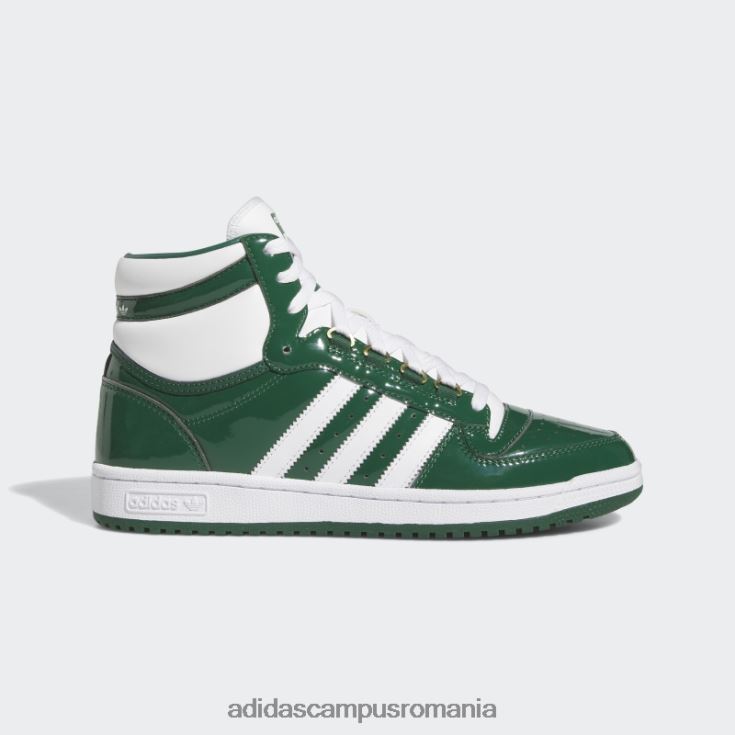 adidas campus romania top ten rb pantofi verzi bărbați verde/alb/auriu metalic J266N24681