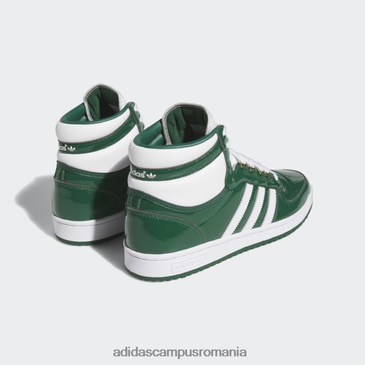 adidas campus romania top ten rb pantofi verzi bărbați verde/alb/auriu metalic J266N24681