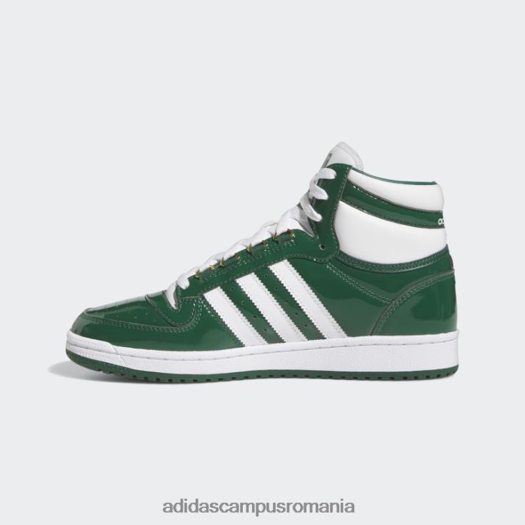 adidas campus romania top ten rb pantofi verzi bărbați verde/alb/auriu metalic J266N24681