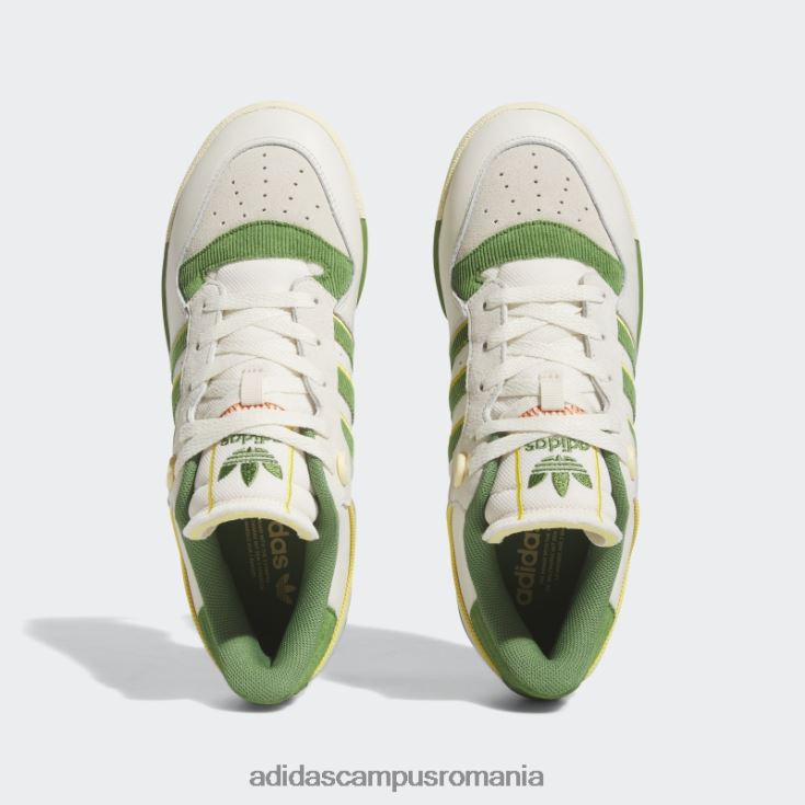 adidas campus romania white rivalry low 86 pantofi adidas bărbați alb/verde/galben J266N2195
