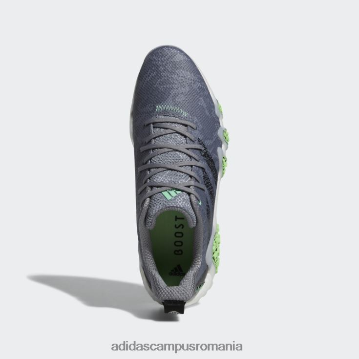 adidas campus romania Codechaos 22 pantofi de golf fără vârfuri gri bărbați gri/negru/verde fascicul J266N219849
