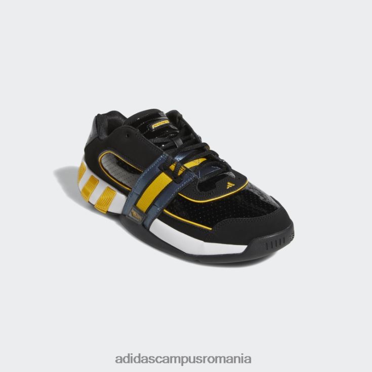 adidas campus romania agent gil restomod pantofi de baschet negri bărbați negru/auriu/otel J266N219447