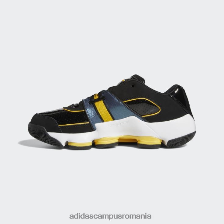adidas campus romania agent gil restomod pantofi de baschet negri bărbați negru/auriu/otel J266N219447