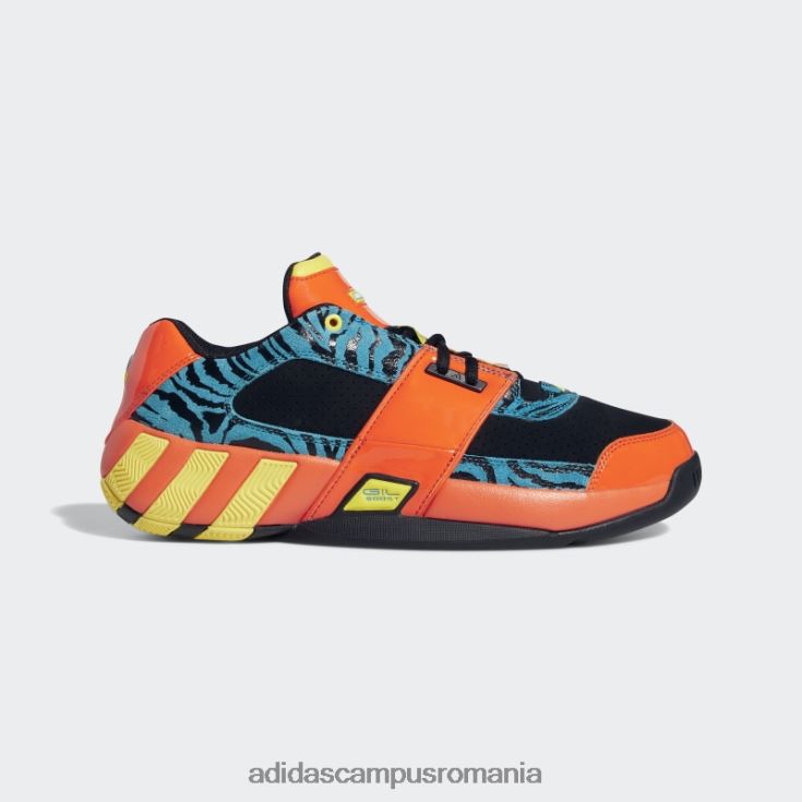 adidas campus romania agent gil restomod pantofi de baschet portocaliu bărbați portocaliu/negru/aqua îndrăzneț J266N219700