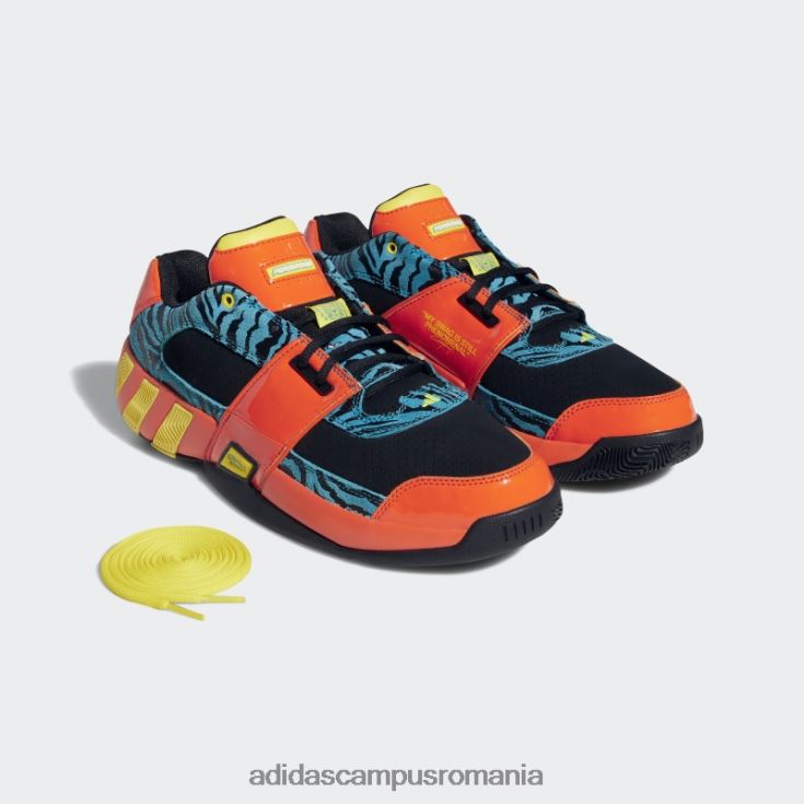 adidas campus romania agent gil restomod pantofi de baschet portocaliu bărbați portocaliu/negru/aqua îndrăzneț J266N219700