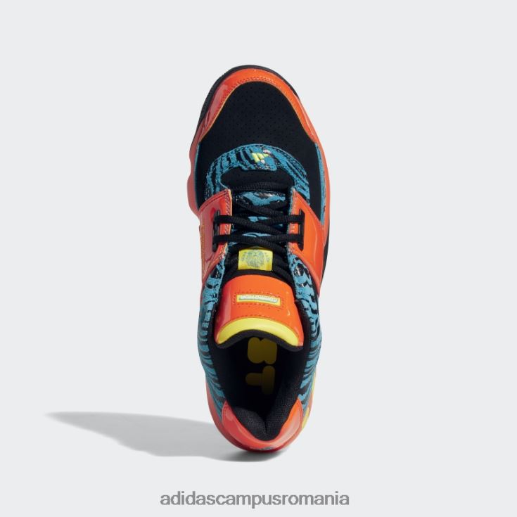 adidas campus romania agent gil restomod pantofi de baschet portocaliu bărbați portocaliu/negru/aqua îndrăzneț J266N219700