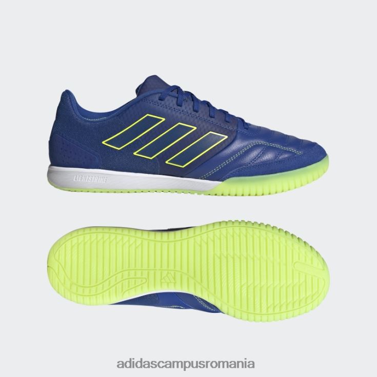 adidas campus romania albastru regal top sala competiție pantofi de fotbal de interior adidas bărbați albastru regal/galben/alb J266N219791
