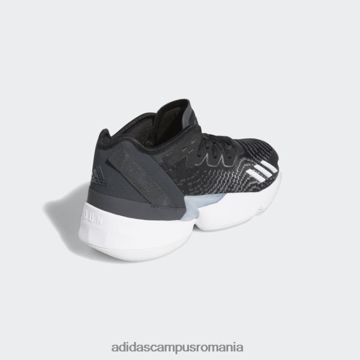 adidas campus romania carbon d.o.n. numărul 4 pantofi de baschet stilați bărbați negru/alb/carbon J266N219681