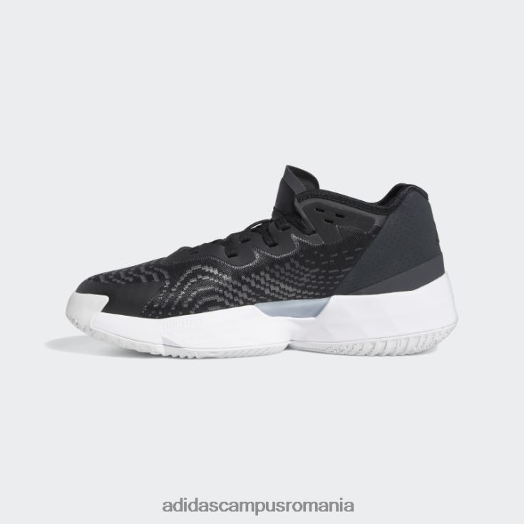 adidas campus romania carbon d.o.n. numărul 4 pantofi de baschet stilați bărbați negru/alb/carbon J266N219681