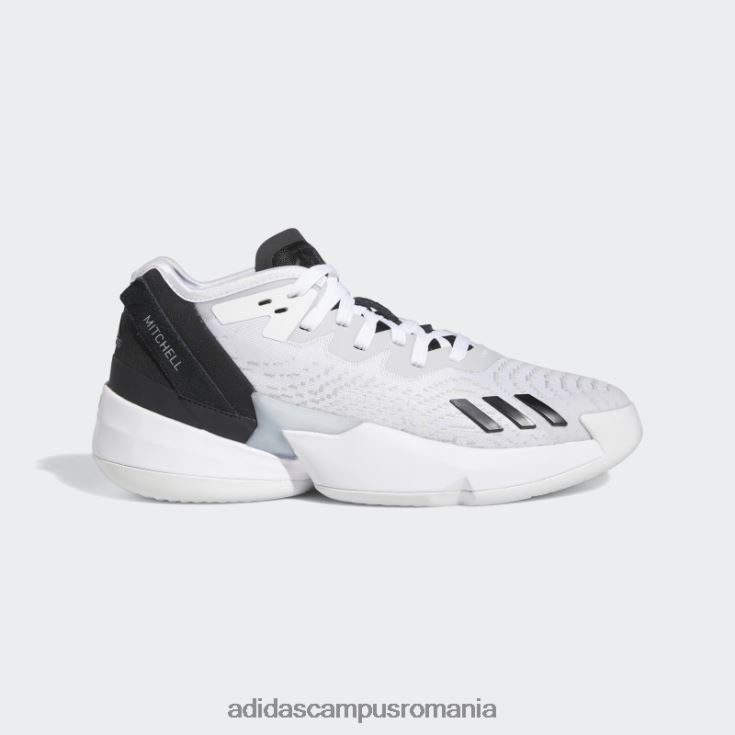 adidas campus romania don. numărul 4 pantofi de baschet alb adidas bărbați alb/gri J266N219506