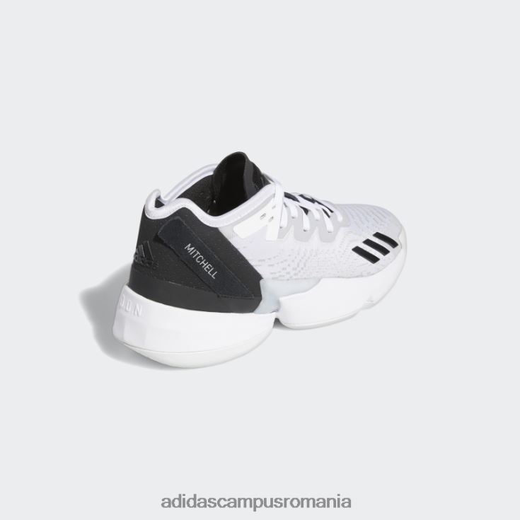 adidas campus romania don. numărul 4 pantofi de baschet alb adidas bărbați alb/gri J266N219506