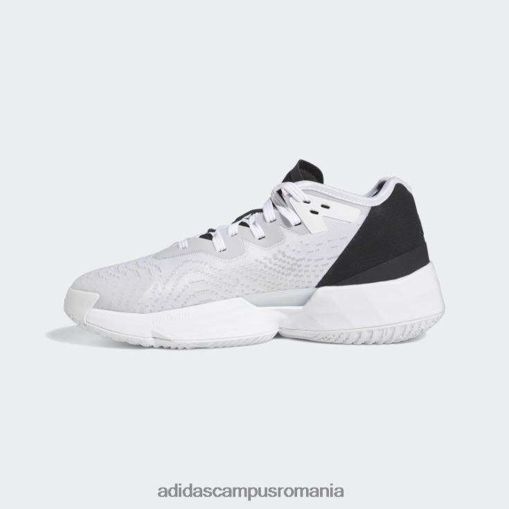 adidas campus romania don. numărul 4 pantofi de baschet alb adidas bărbați alb/gri J266N219506