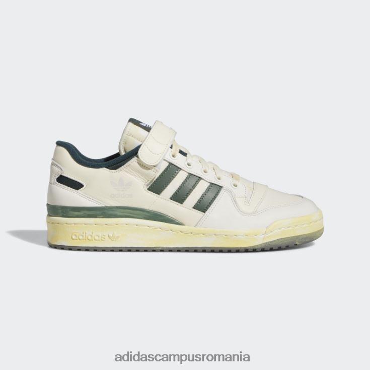adidas campus romania forum 84 low aec pantofi albi bărbați oxid alb/verde J266N219412