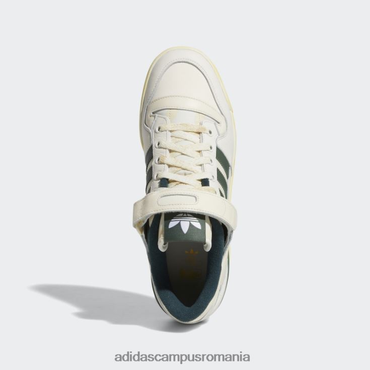 adidas campus romania forum 84 low aec pantofi albi bărbați oxid alb/verde J266N219412