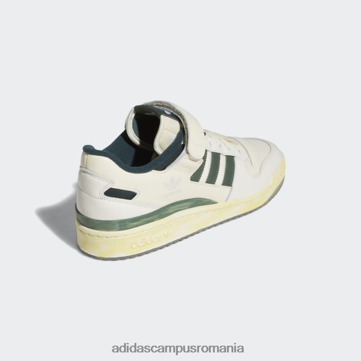 adidas campus romania forum 84 low aec pantofi albi bărbați oxid alb/verde J266N219412