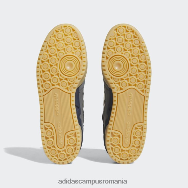 adidas campus romania forum exhib pantofi jos gri bărbați gri/alb/marin J266N219303