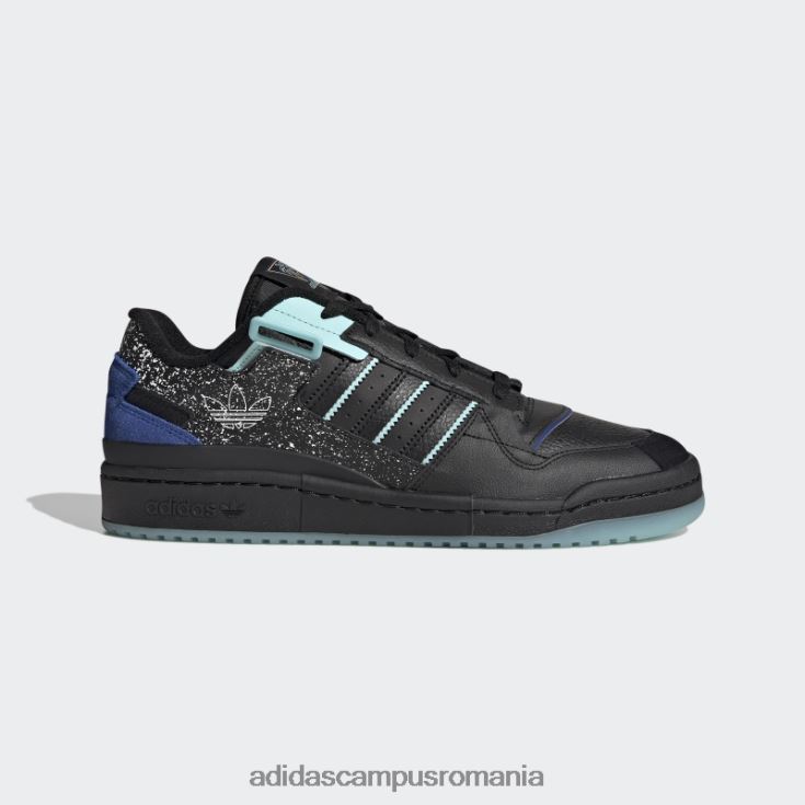 adidas campus romania forum exhib pantofi negri adidas bărbați negru/aqua/albastru J266N219656