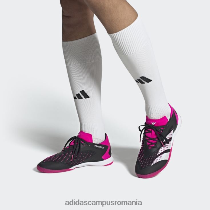 adidas campus romania negru predator precizie.1 pantofi de fotbal indoor adidas bărbați negru/alb/roz J266N219611