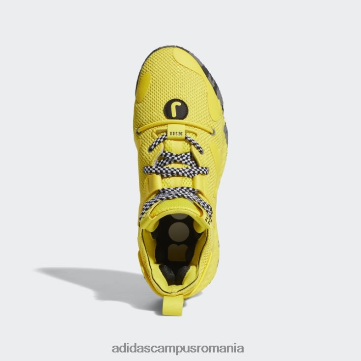 adidas campus romania întări vol. 6 pantofi de baschet galbeni bărbați galben/negru J266N220012