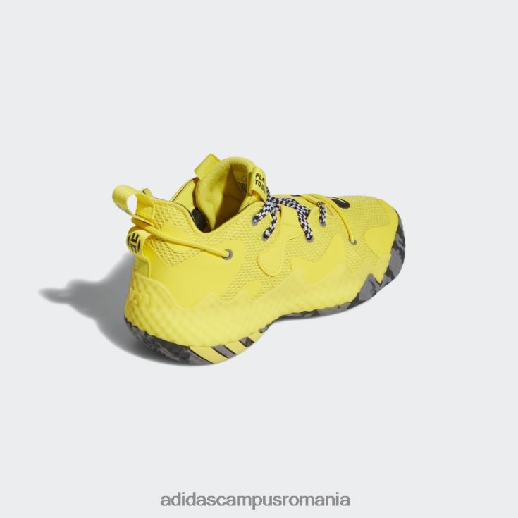adidas campus romania întări vol. 6 pantofi de baschet galbeni bărbați galben/negru J266N220012