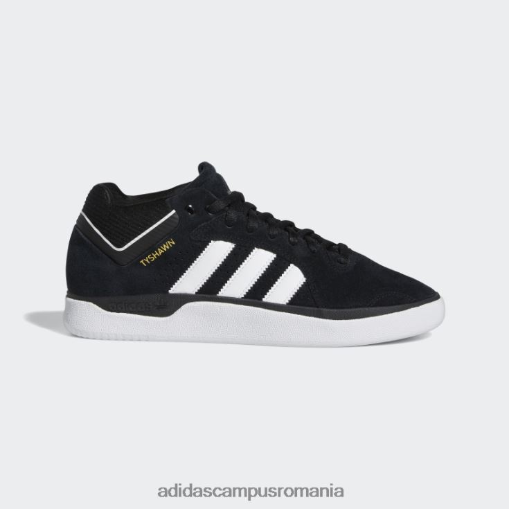 adidas campus romania pantofi Tyshawn albi bărbați alb negru J266N219752