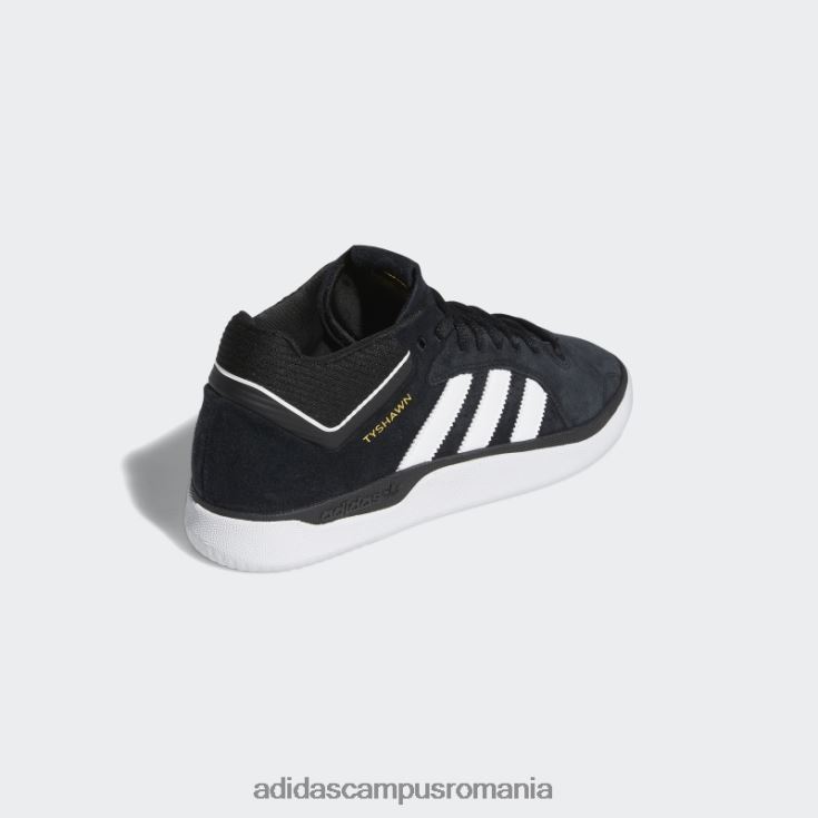 adidas campus romania pantofi Tyshawn albi bărbați alb negru J266N219752