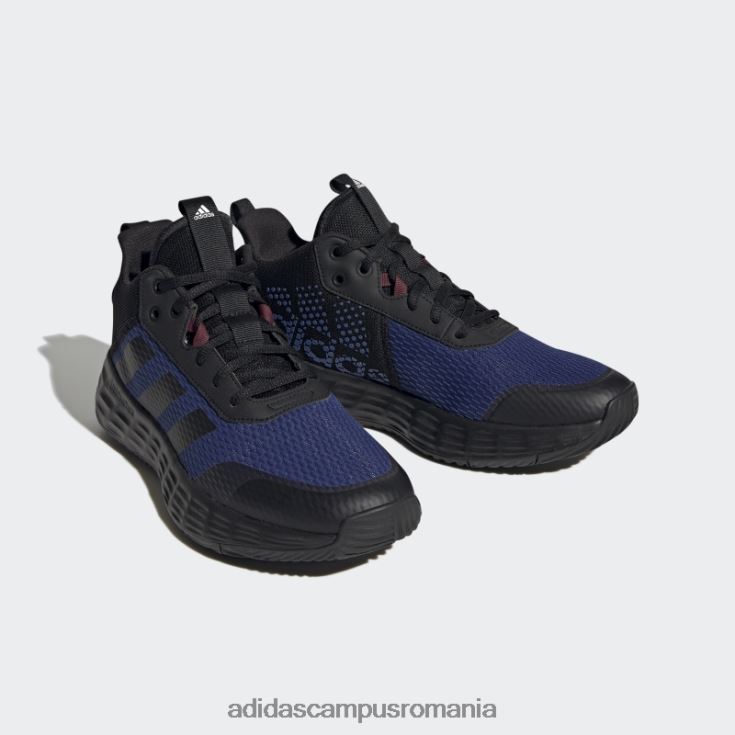 adidas campus romania pantofi adidas negri ownthegame 2.0 lightmotion sport baschet mijlocii bărbați negru/carbon/albastru victorie J266N219485