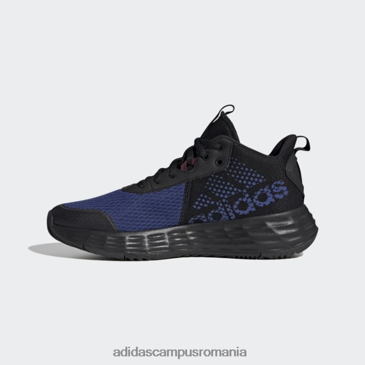 adidas campus romania pantofi adidas negri ownthegame 2.0 lightmotion sport baschet mijlocii bărbați negru/carbon/albastru victorie J266N219485