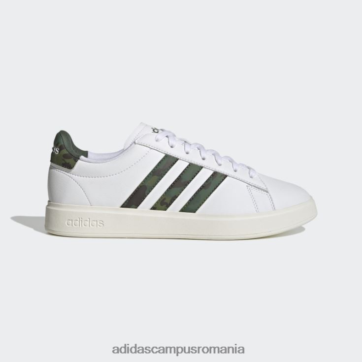 adidas campus romania pantofi albi Grand Court 2.0 bărbați oxid alb/verde J266N219928