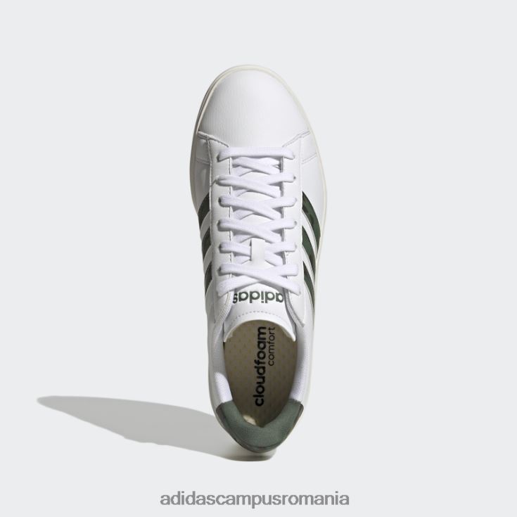 adidas campus romania pantofi albi Grand Court 2.0 bărbați oxid alb/verde J266N219928