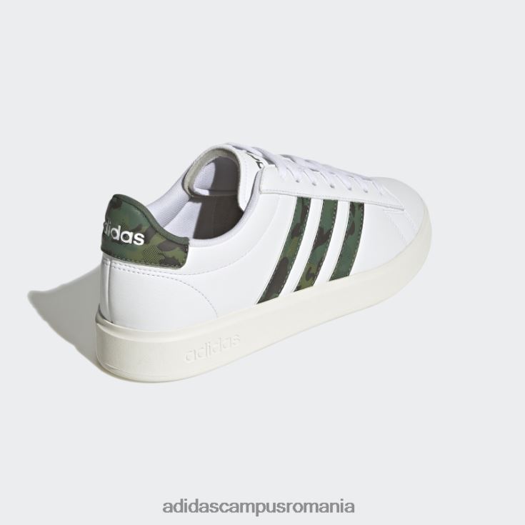 adidas campus romania pantofi albi Grand Court 2.0 bărbați oxid alb/verde J266N219928