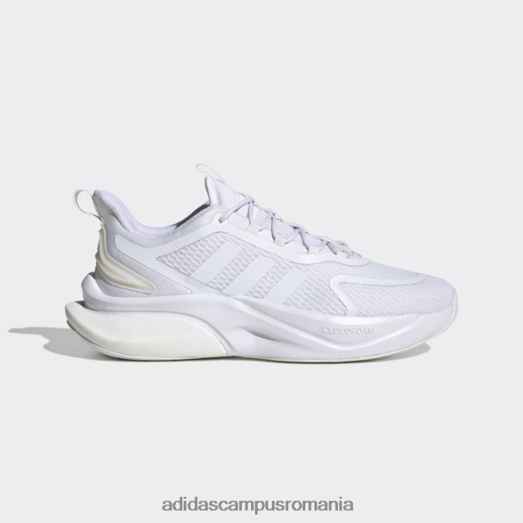 adidas campus romania pantofi albi alphabounce+ bărbați alb J266N219613